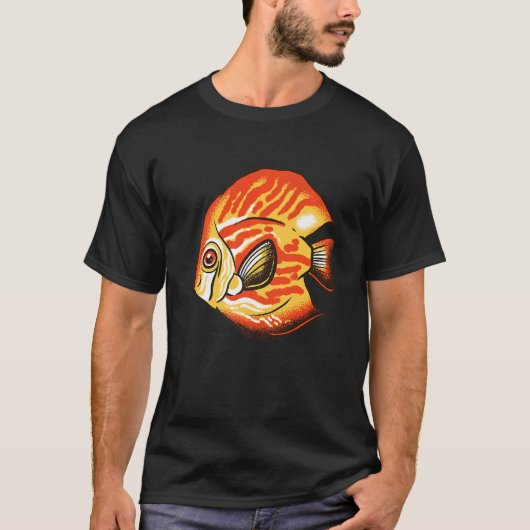 T-shirt Discus Fish Amazonas River Fish Discus (Devant)