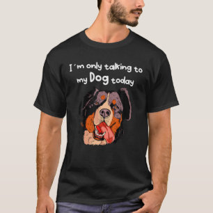 T-shirt Discussions Drôle Avec Mon Visage De Chien