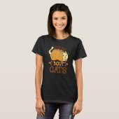 T-shirt Discutons Chat Mardi Taco Chat Taco Ca (Devant entier)