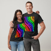 T-shirt Diseño tie dye rainbow (Unisexe)