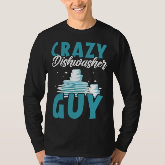 T-shirt Dishwashing Job Profession Restaurant Employee Dis (Devant)