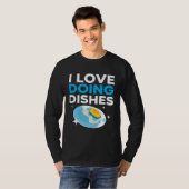 T-shirt Dishwashing Job Profession Restaurant Employee Dis (Devant entier)