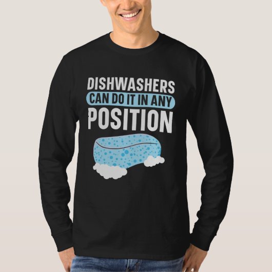 T-shirt Dishwashing Job Profession Restaurant Employee Dis (Devant)