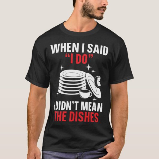 T-shirt Dishwashing Job Profession Restaurant Employee Dis (Devant)