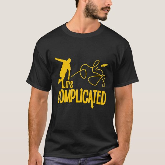 T-shirt Disk Golf C'est compliqué 1 (Devant)