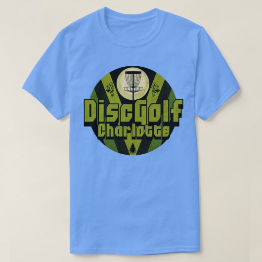 T-shirt Disk Golf Charlotte (Design devant)