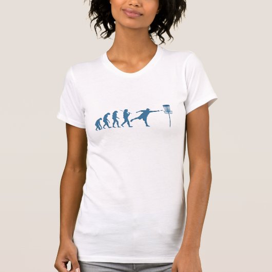 T-shirt Disk Golf Evolution - Un cadeau amusant pour Disk (Devant)