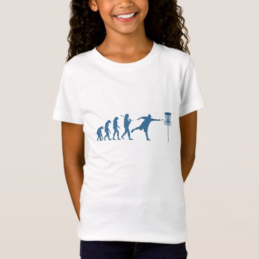 T-Shirt Disk Golf Evolution - Un cadeau amusant pour Disk (Devant)