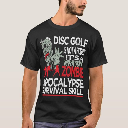 T-shirt Disk Golf n'est pas un passe-temps C'est un Apocal (Devant)