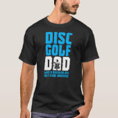 T-shirt Disk Golf Papa papa  (Devant)
