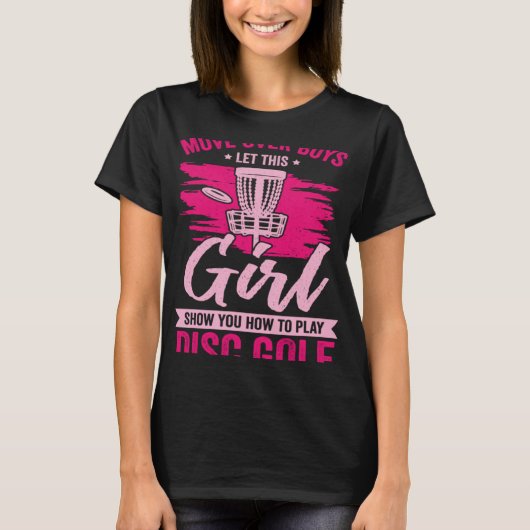 T-shirt Disk Golf pour une fille de Disk Golf (Devant)