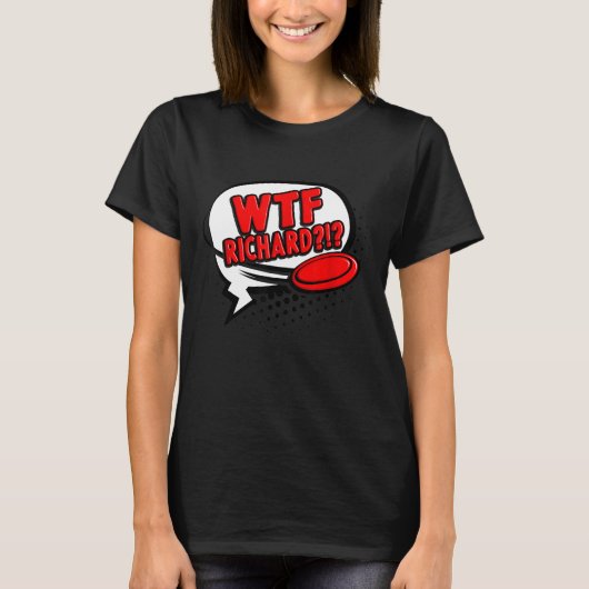 T-shirt Disk GolfWtf Richard (Devant)