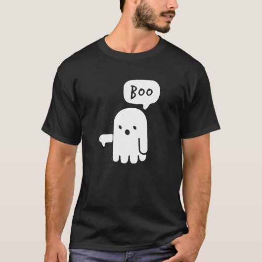 T-shirt Dislike Ghost Boo Halloween Funny Halloween Costum (Devant)