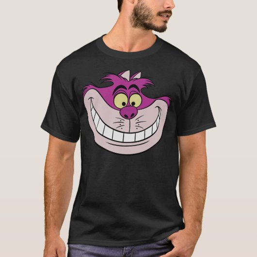 T-shirt Disney Alice in Wonderland Cheshire Cat Grin (Devant)