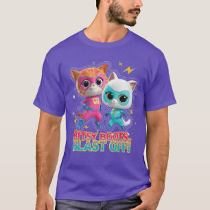 T-shirt Disney Junior SuperKitties Ginny et Bitsy Boots B