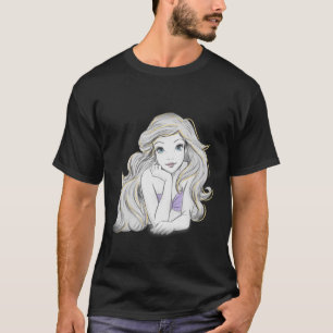 T-shirt Disney La Petite Sirène Portrait d'Ariel Esquisse