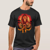 T-shirt Disney Lion King Scar Watch Simba Nala Dark Waterc (Devant)