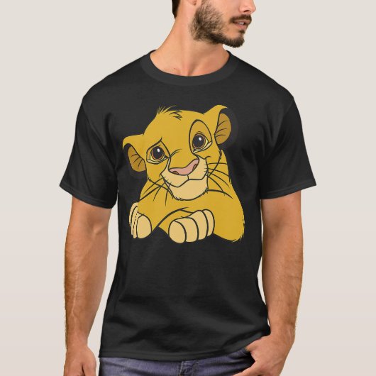 T-shirt Disney Lion King Simba Casual Portrait (Devant)