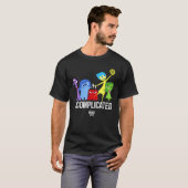 T-shirt Disney Pixar Inside Out Complicated Emotions Group (Devant entier)