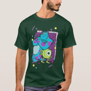 T-shirt Disney Pixar Monsters Inc Mike et Sully style 90s