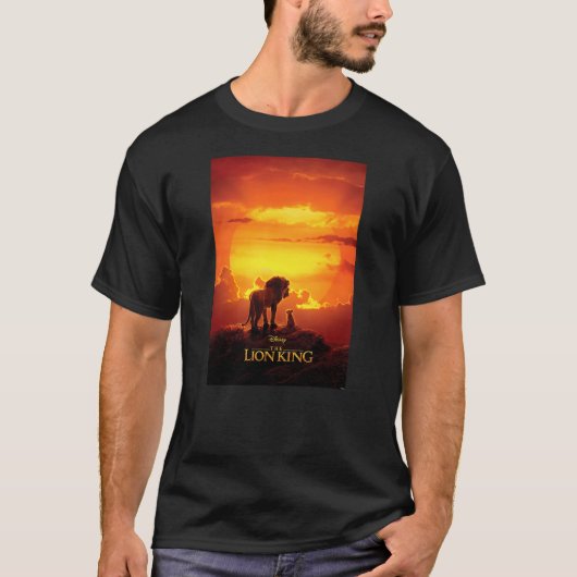 T-shirt Disney The Lion King Live Action Mufasa Simba Suns (Devant)