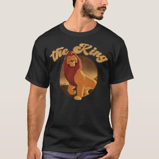 T-shirt Disney The Lion King Mufasa The King (Devant)