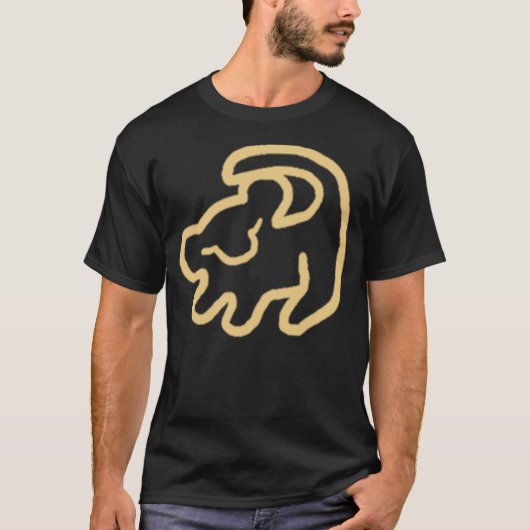 T-shirt Disney The Lion King Simba Outline Left Chest (Devant)