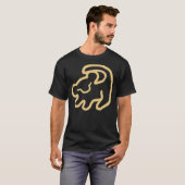 T-shirt Disney The Lion King Simba Outline Left Chest (Devant entier)
