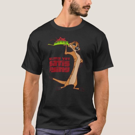 T-shirt Disney The Lion King Timon Slimy Yet Satisfying (Devant)
