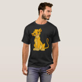 T-shirt Disney The Lion King Young Simba Sitting Up (Devant entier)
