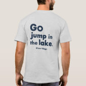 T-shirt Disparaissent le saut dans le lac (Dos)