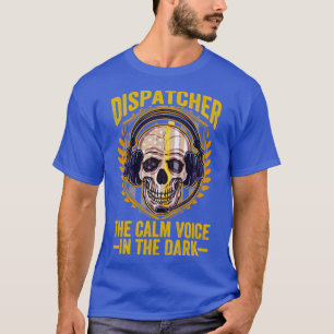 T-shirt Dispatcher 911 Dispatcher Thin Gold Line Emergency