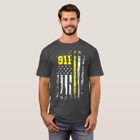 T-shirt Dispatcher 911 First Responder USA Dispatcher (Devant entier)