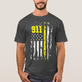 T-shirt Dispatcher 911 First Responder USA Dispatcher (Devant)
