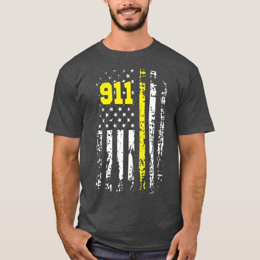 T-shirt Dispatcher 911 First Responder USA Dispatcher (Devant)