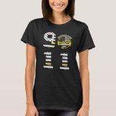 T-shirt Dispatcher 911 Opérateur Thin Yellow Line Love Dis (Devant)