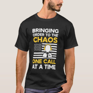 T-shirt Dispatcher Papa Emergency Dispatcher 911 First Res