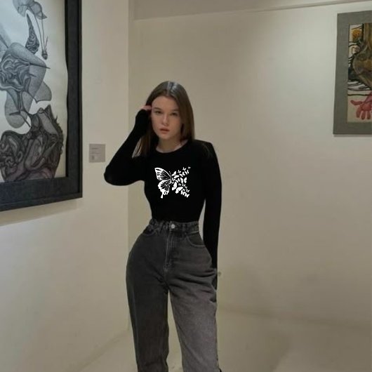 T-shirt Dispersal minimaliste Papillon esthétique