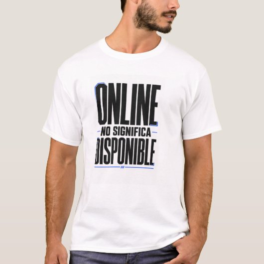 T-shirt Disponible (Devant)