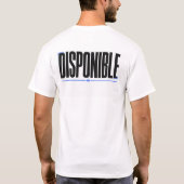 T-shirt Disponible (Dos)