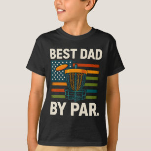 T-shirt Disque de Disc Golf Drôle Meilleur Papa Par Camo D