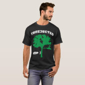 T-shirt Disque de golf volant Treejected (Devant entier)