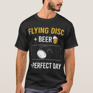 T-shirt Disque de vol du jour de la bière