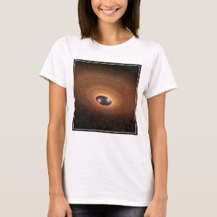 T-shirt Disque D'Étoiles De Matériel Dusty