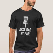 T-shirt Disque Drôle Chemise de Golf Hommes I Best Papa Pa (Devant)