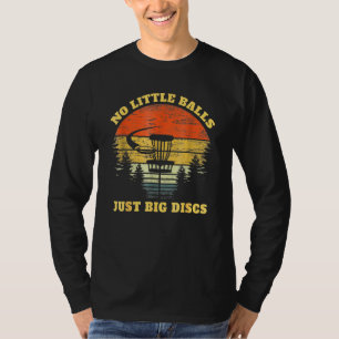 T-shirt Disque Drôle Golf Vintage Pas De Petites Boules Ju
