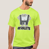 T-shirt disque dur obsolète drôle (Devant)