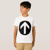 T-shirt Disque fléché (Devant entier)