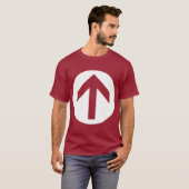 T-shirt Disque fléché (Devant entier)