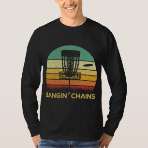 T-shirt Disque Golf Bangin' Chains Retro Hommes Cadeau